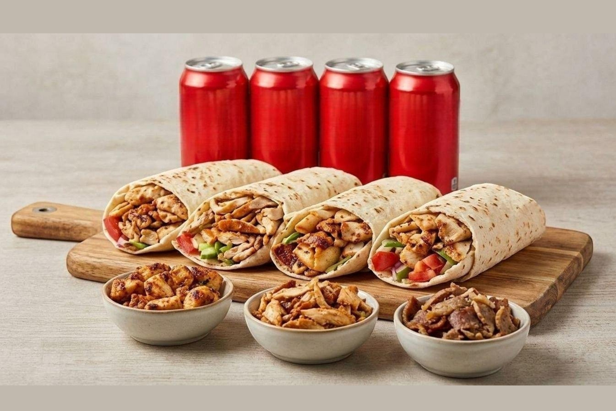 Pitas libanais trio au choix chez Pi Pita